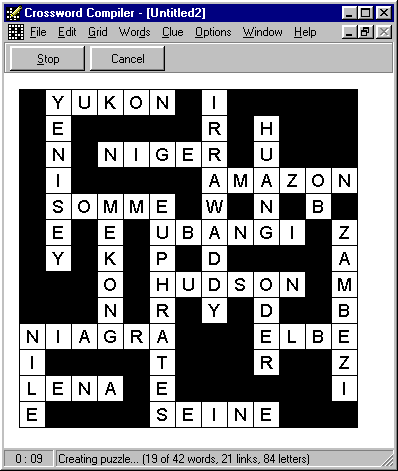 Crossword Compiler Screenshot
